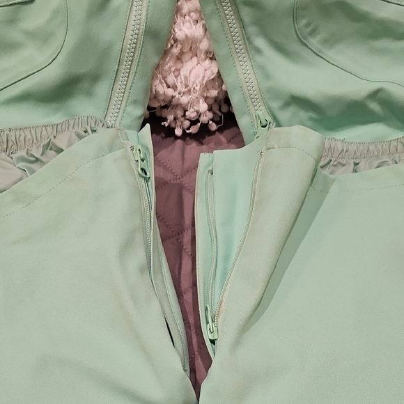 Burton Dry Ride Mountain Dew Collection Mint Green Snowboard Pants - Picture 8 of 16